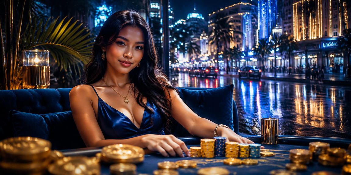Tampilan permainan slot neon yang cerah dan mengasyikkan
